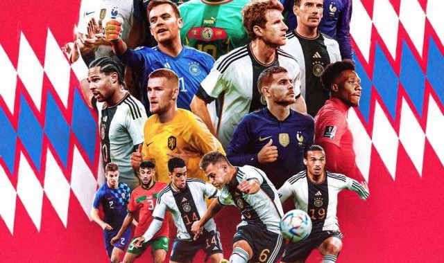 开云官网-创纪录！拜仁为2022年卡塔尔世界杯贡献17名国脚！